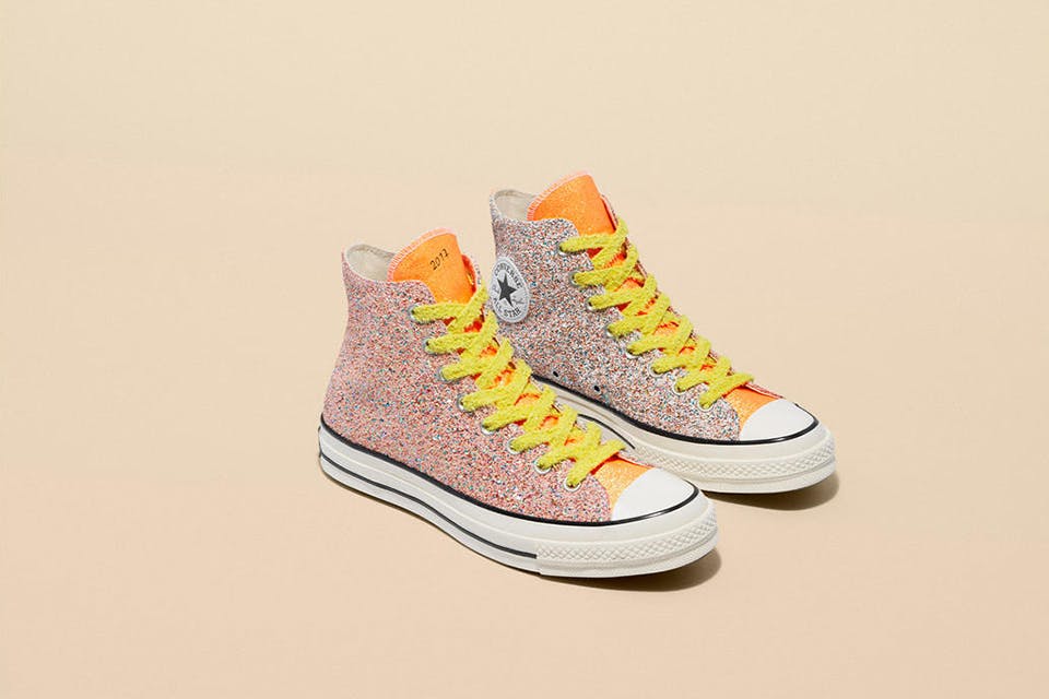 glitter converse jw anderson
